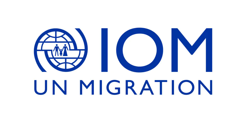 IOM blue visibility logo